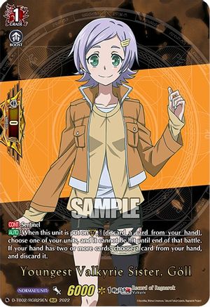 Youngest Valkyrie Sister, Goll (RGR) (D-TB02/RGR29EN) - D-TB02: Record of Ragnarok