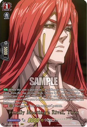 Finally Meeting a Rival, Thor (RGR) (D-TB02/RGR48EN) - D-TB02: Record of Ragnarok