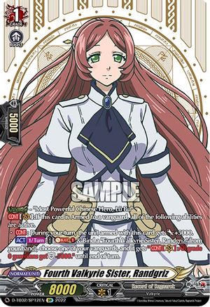 Fourth Valkyrie Sister, Randgriz (SP) (D-TB02/SP12EN) - D-TB02: Record of Ragnarok