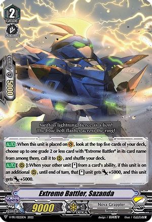Extreme Battler, Sazanda (V-PR/0225EN) - V Promo Cards
