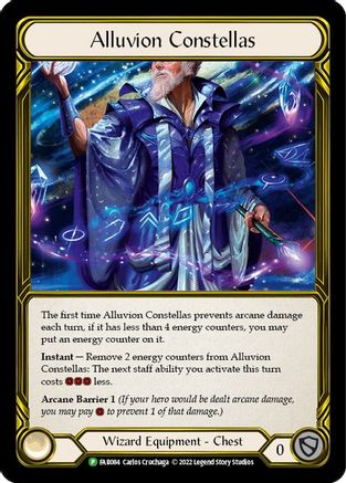 Alluvion Constellas (Golden) - FAB084 (FAB084) - Flesh and Blood: Promo Cards Cold Foil