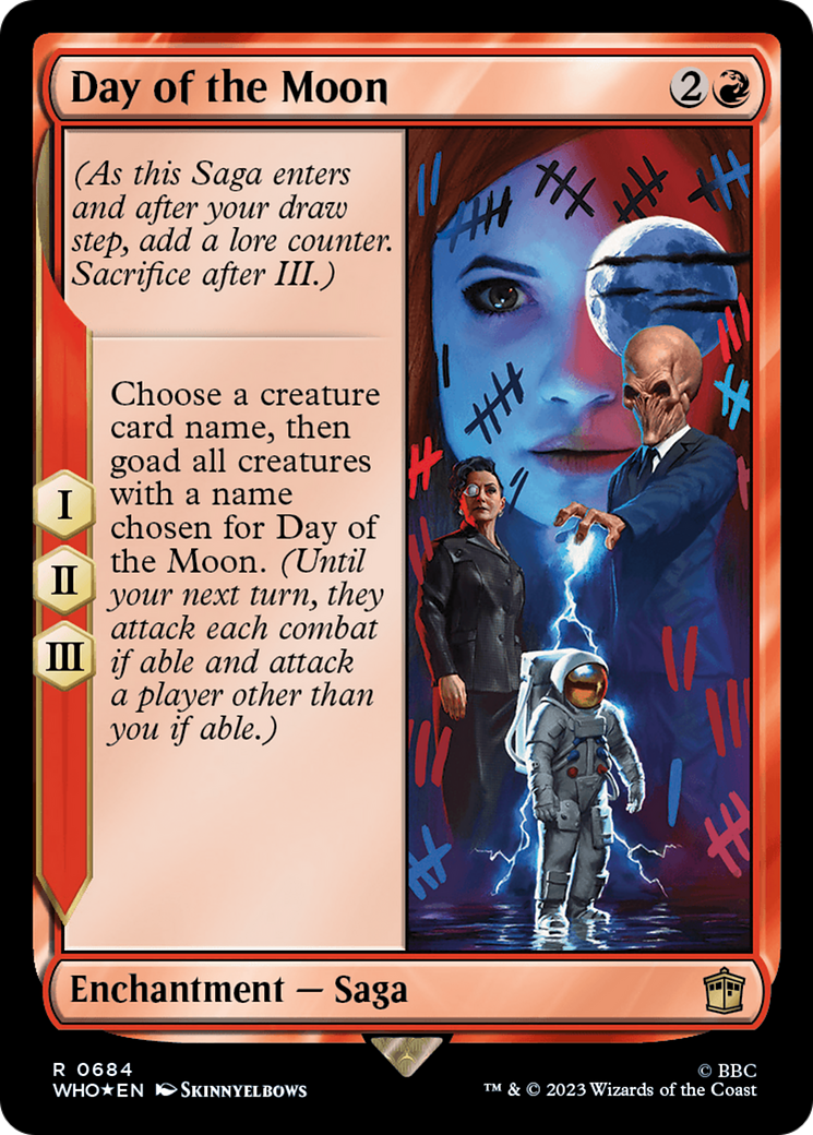 Day of the Moon (Surge Foil) (WHO-684) - Doctor Who Foil