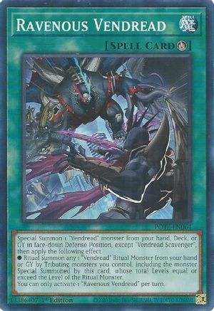 Ravenous Vendread (POTE-EN064) - Power of the Elements 1st Edition
