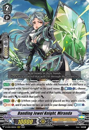 Banding Jewel Knight, Miranda (D-VS05/002EN) - D-VS05: V Clan Collection Vol.5