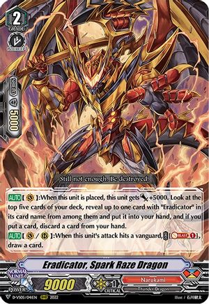 Eradicator, Spark Raze Dragon (D-VS05/041EN) - D-VS05: V Clan Collection Vol.5