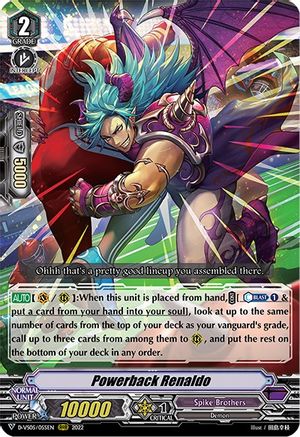 Powerback Renaldo (D-VS05/055EN) - D-VS05: V Clan Collection Vol.5