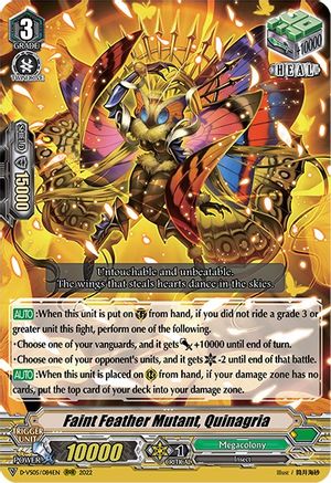 Faint Feather Mutant, Quinagria (D-VS05/084EN) - D-VS05: V Clan Collection Vol.5