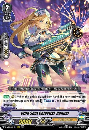 Wild Shot Celestial, Raguel (D-VS06/004EN) - D-VS06: V Clan Collection Vol.6