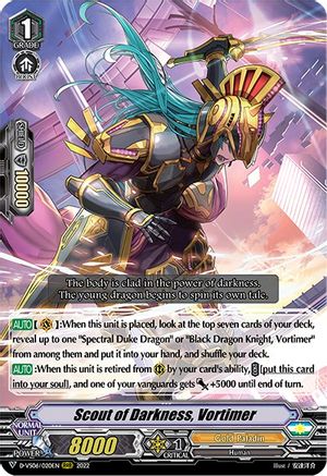Scout of Darkness, Vortimer (D-VS06/020EN) - D-VS06: V Clan Collection Vol.6