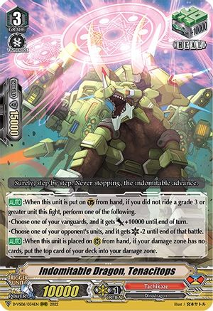 Indomitable Dragon, Tenacitops (D-VS06/034EN) - D-VS06: V Clan Collection Vol.6