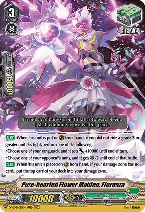 Pure-hearted Flower Maiden, Fiorenza (D-VS06/081EN) - D-VS06: V Clan Collection Vol.6