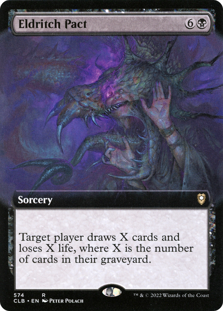 Eldritch Pact (Extended Art) (CLB-574) - Commander Legends: Battle for Baldur's Gate: (Extended Art)
