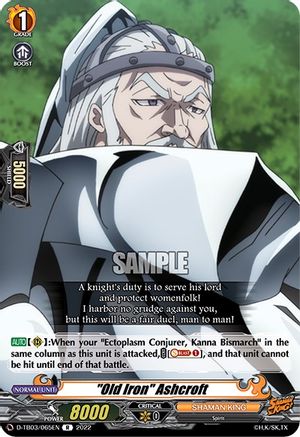 "Old Iron" Ashcroft (D-TB03/065EN) - D-TB03: Shaman King