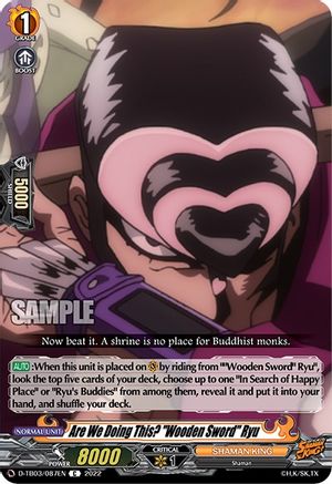 Are We Doing This? "Wooden Sword" Ryu (D-TB03/087EN) - D-TB03: Shaman King