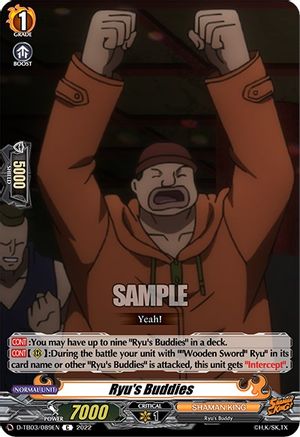 Ryu's Buddies (D-TB03/089EN) - D-TB03: Shaman King