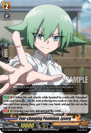 Ever-changing Pendulum, Lyserg (D-TB03/096EN) - D-TB03: Shaman King