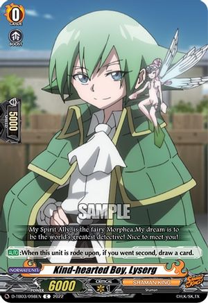 Kind-hearted Boy, Lyserg (D-TB03/098EN) - D-TB03: Shaman King