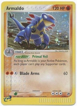 Armaldo 001/100 - Holofoil Miscellaneous Cards & Products - Promo