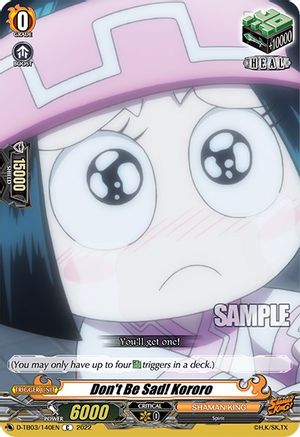 Don't Be Sad! Kororo (D-TB03/140EN) - D-TB03: Shaman King