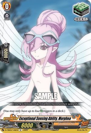 Exceptional Sensing Ability, Morphea (D-TB03/145EN) - D-TB03: Shaman King