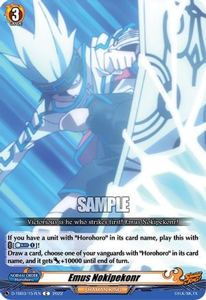Emus Nokipekonr (D-TB03/157EN) - D-TB03: Shaman King