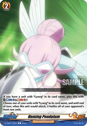 Homing Pendulum (D-TB03/158EN) - D-TB03: Shaman King