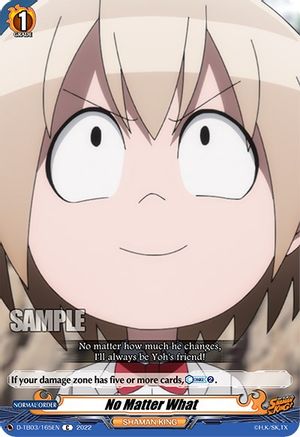 No Matter What (D-TB03/165EN) - D-TB03: Shaman King