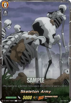 Skeleton Army Token (D-TB03/168EN) - D-TB03: Shaman King