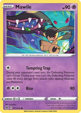 Mawile 071/196 SWSH11 Lost Origin - Common