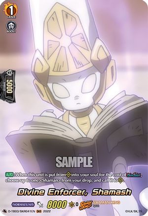 Divine Enforcer, Shamash (SKR) (D-TB03/SKR041EN) - D-TB03: Shaman King