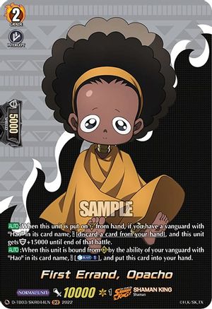 First Errand, Opacho (SKR) (D-TB03/SKR044EN) - D-TB03: Shaman King