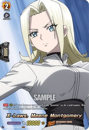 X-Laws, Meene Montgomery (SKR) (D-TB03/SKR058EN) - D-TB03: Shaman King