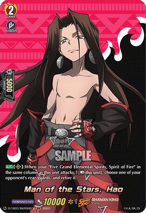 Man of the Stars, Hao (SKR) (D-TB03/SKR068EN) - D-TB03: Shaman King