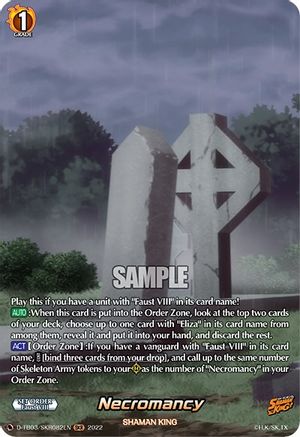Necromancy (SKR) (D-TB03/SKR082EN) - D-TB03: Shaman King