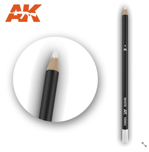 AK Interactive Weathering Pencil - White (Box - 5 Units)