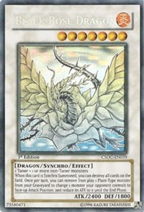 Black Rose Dragon (Ghost Rare) (CSOC-EN039) - Crossroads of Chaos Unlimited