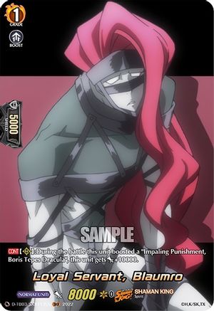 Loyal Servant, Blaumro (SKR) (D-TB03/SKR117EN) - D-TB03: Shaman King