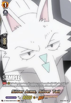 Silver Arms, Silver Tail (SKR) (D-TB03/SKR122EN) - D-TB03: Shaman King