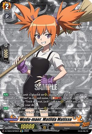 Wudu-maer, Matilda Matisse (SP) (D-TB03/SP20EN) - D-TB03: Shaman King