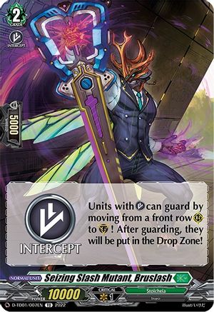 Seizing Slash Mutant, Bruslash (D-TD01/007EN) - D-TD01: Urara Haneyama -Bandmaster of Blossoming Bonds-