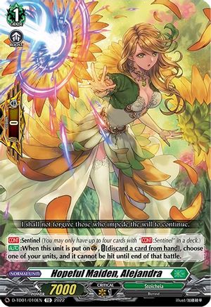 Hopeful Maiden, Alejandra (D-TD01/010EN) - D-TD01: Urara Haneyama -Bandmaster of Blossoming Bonds-