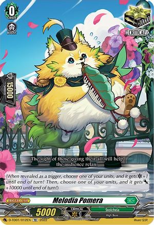 Melodia Pomera (D-TD01/012EN) - D-TD01: Urara Haneyama -Bandmaster of Blossoming Bonds-