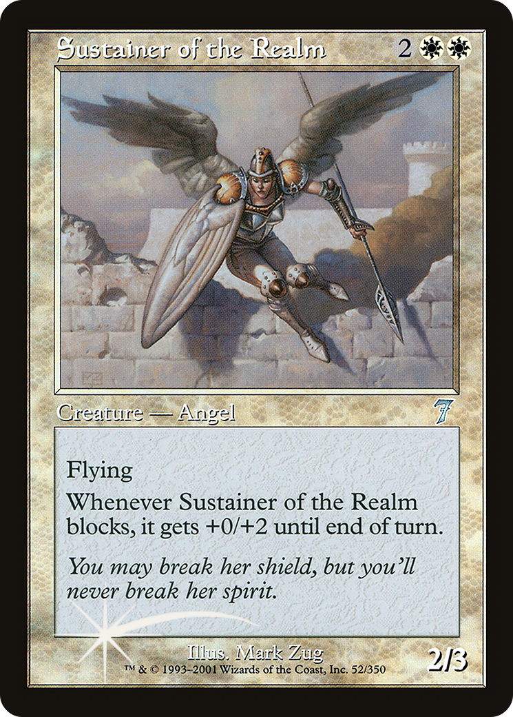 Sustainer of the Realm (7ED-52★) - 7th Edition