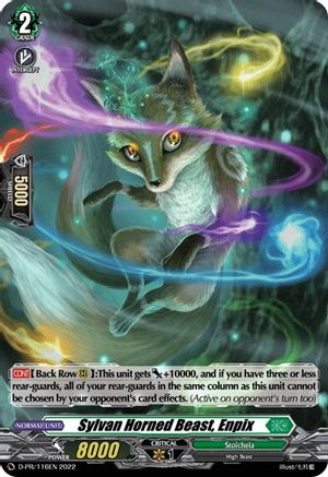 Sylvan Horned Beast, Enpix (116) (Foil) (D-PR/116EN) - D Promo Cards