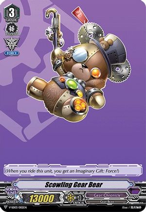 Scowling Gear Bear (V-SD03/002EN) - V Start Deck 03: 2020 Demo Deck "Gear Chronicle"