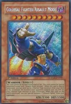 Colossal Fighter/Assault Mode (CRMS-EN000) - Crimson Crisis 1st Edition