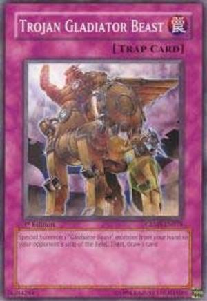Trojan Gladiator Beast (CRMS-EN078) - Crimson Crisis 1st Edition