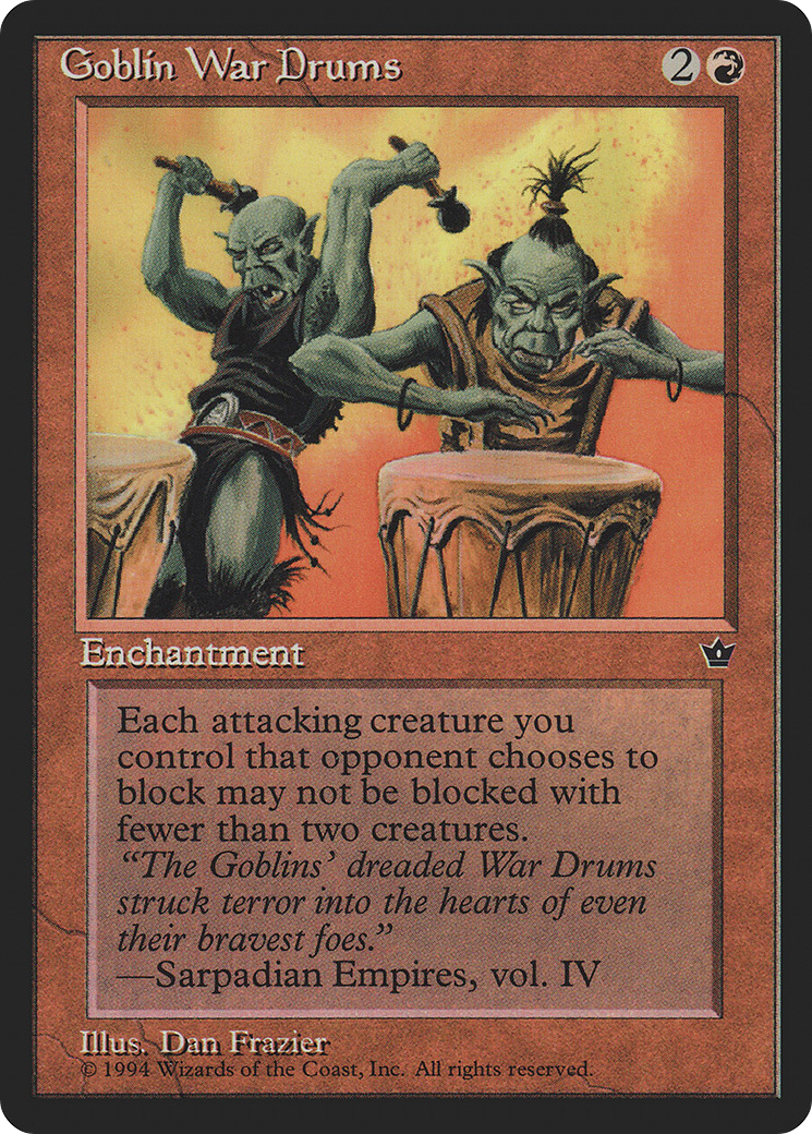 Goblin War Drums (Frazier) (FEM-58A) - Fallen Empires