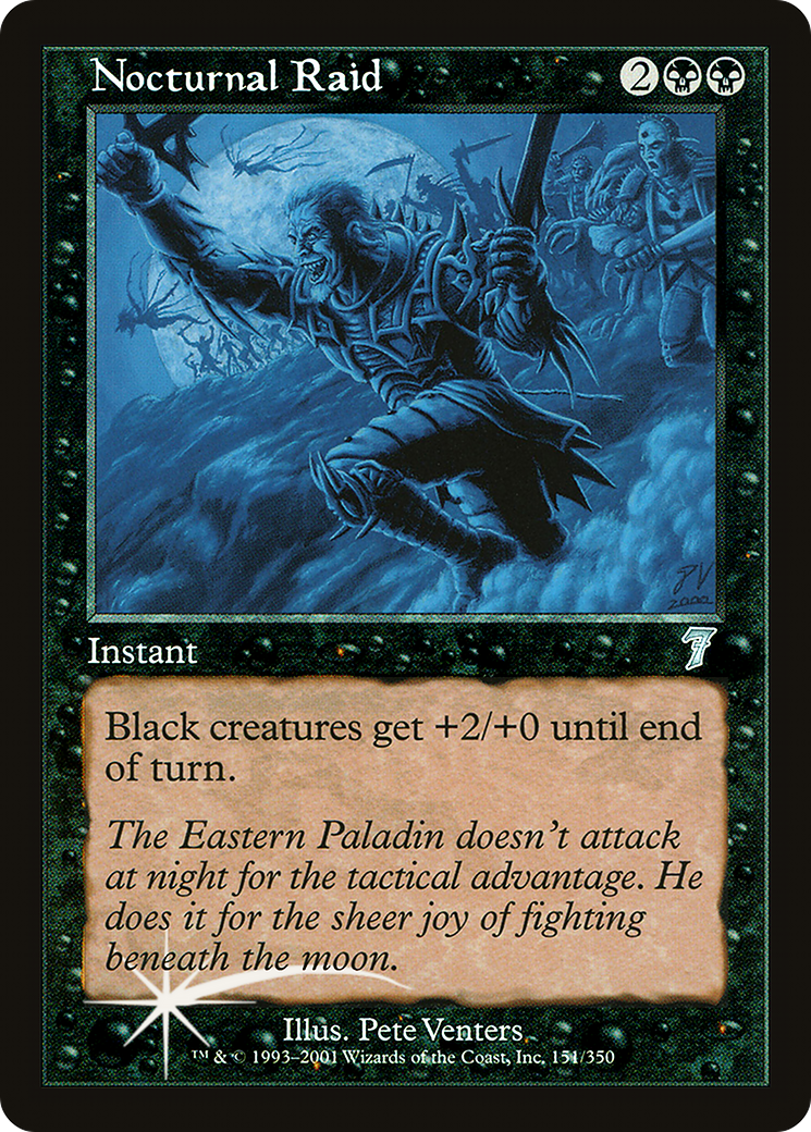 Nocturnal Raid (7ED-151★) - 7th Edition Foil