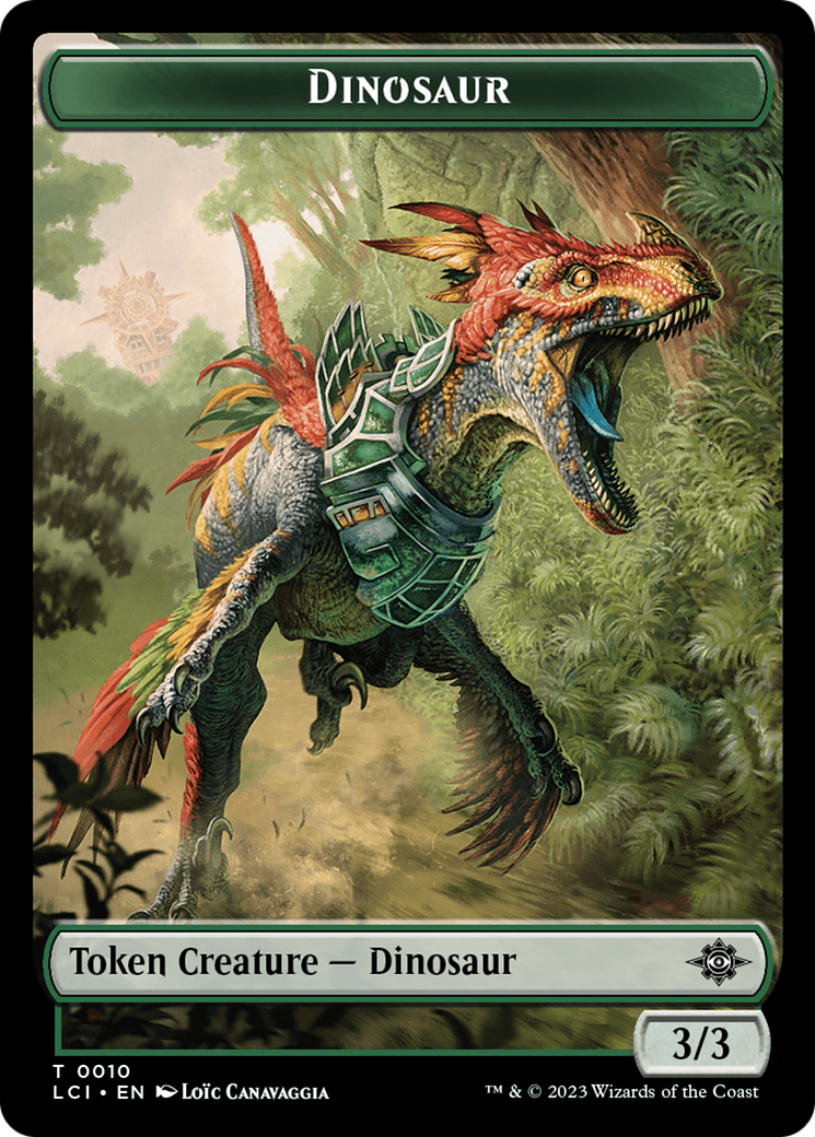 Dinosaur (TLCI-010) - The Lost Caverns of Ixalan Tokens